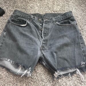 Levi's Dark Gray Jean Shorts